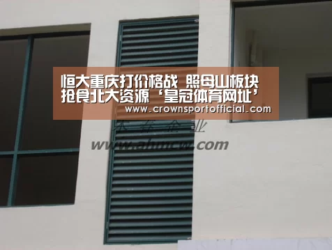恒大重庆打价格战 照母山板块抢食北大资源‘皇冠体育网址’(图2) 皇冠体育网址