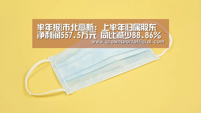 半年报|市北高新:上半年归属股东净利润557.5万元 同比减少88.86%【皇冠体育网址】(图2) 皇冠体育网址